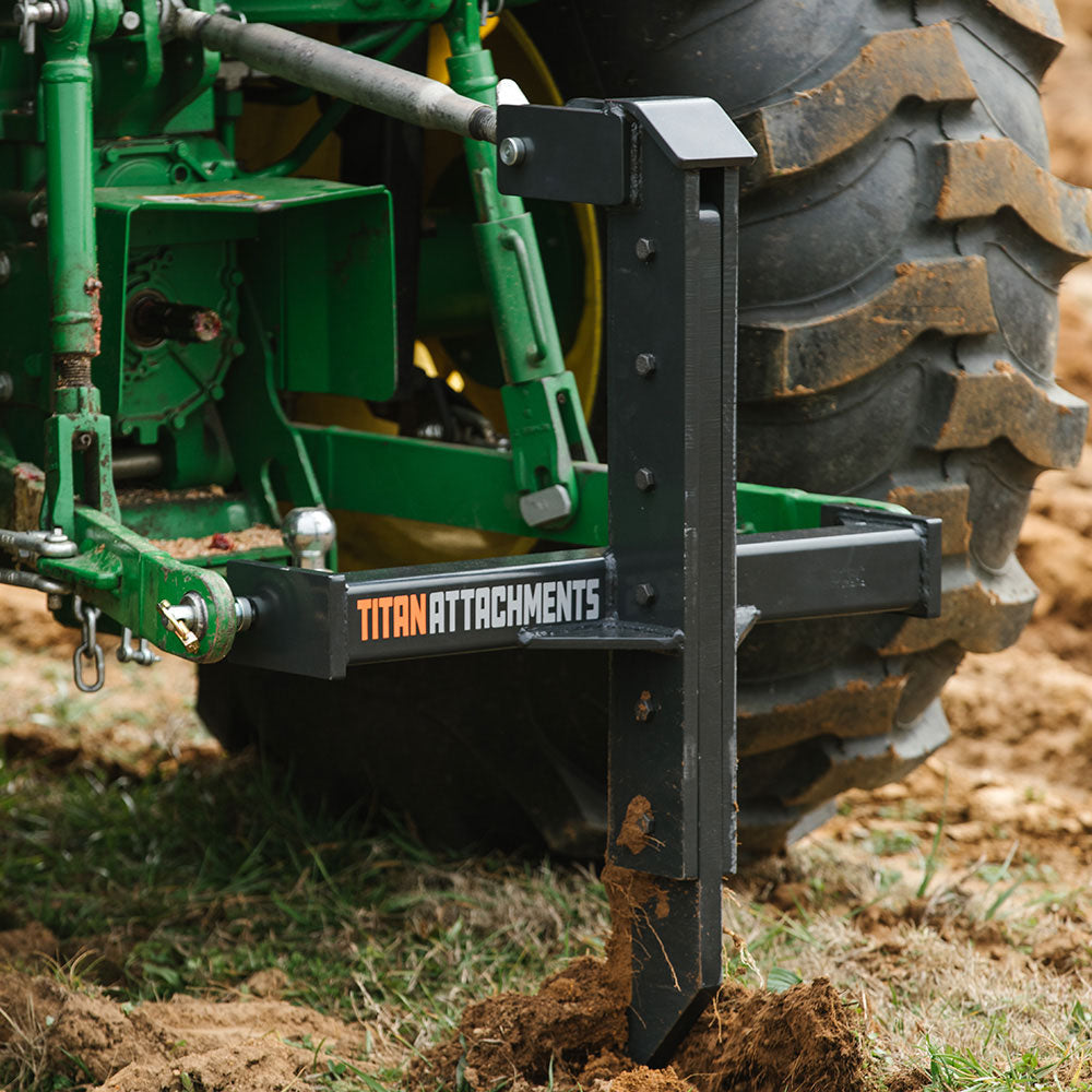 Single Tine Subsoiler with Optional Pipelayer Attachment