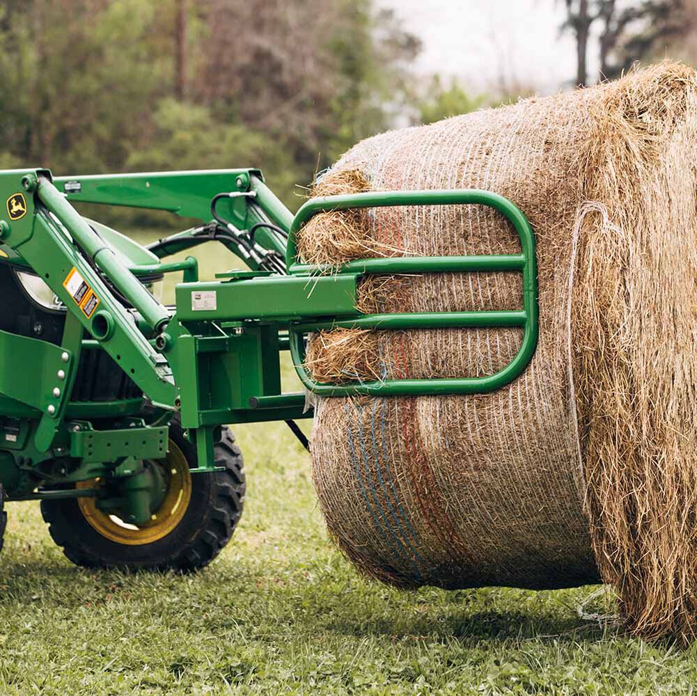 Round Hay Bale Gripper Fits John Deere Tractors