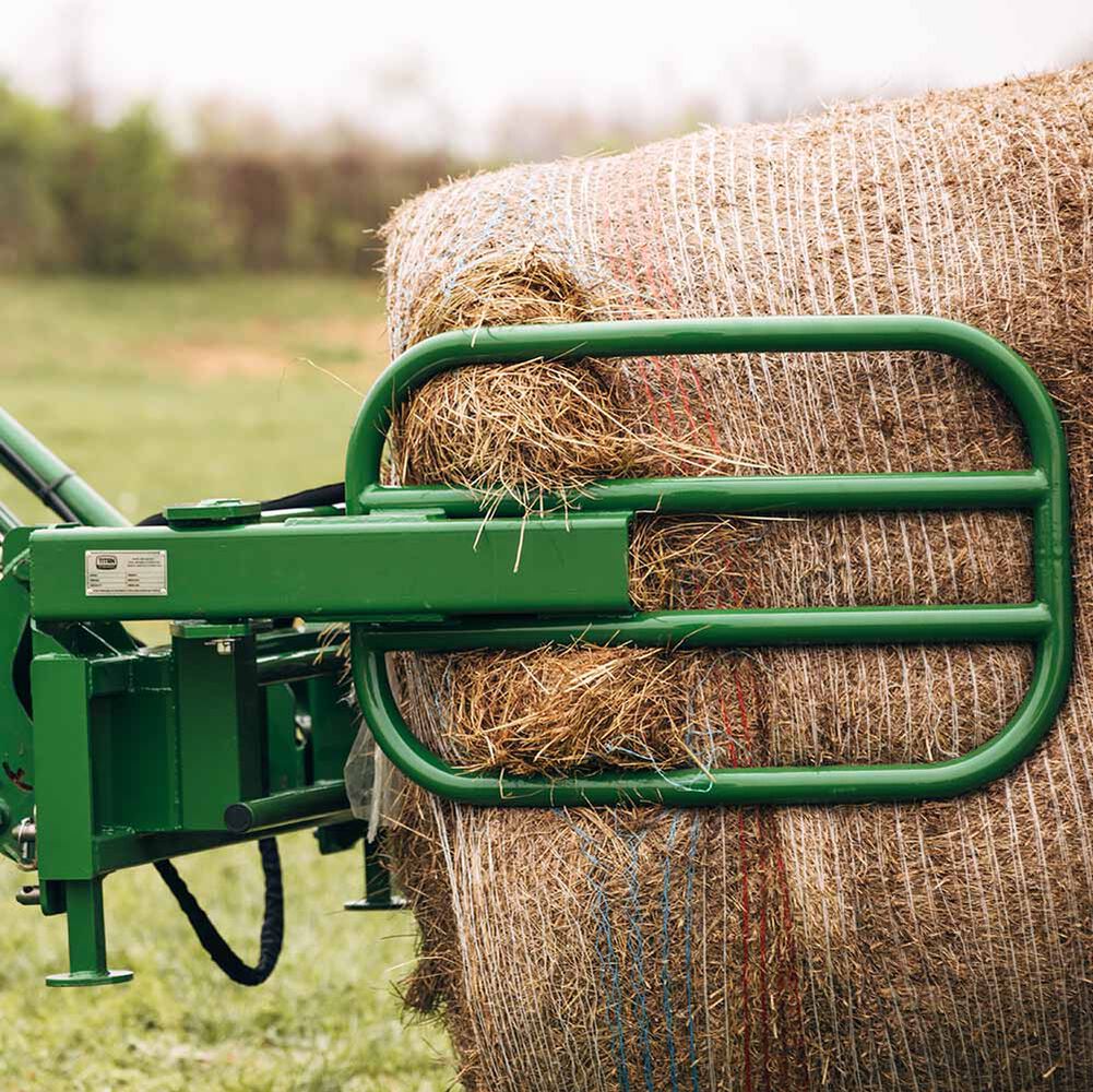 Round Hay Bale Gripper Fits John Deere Tractors