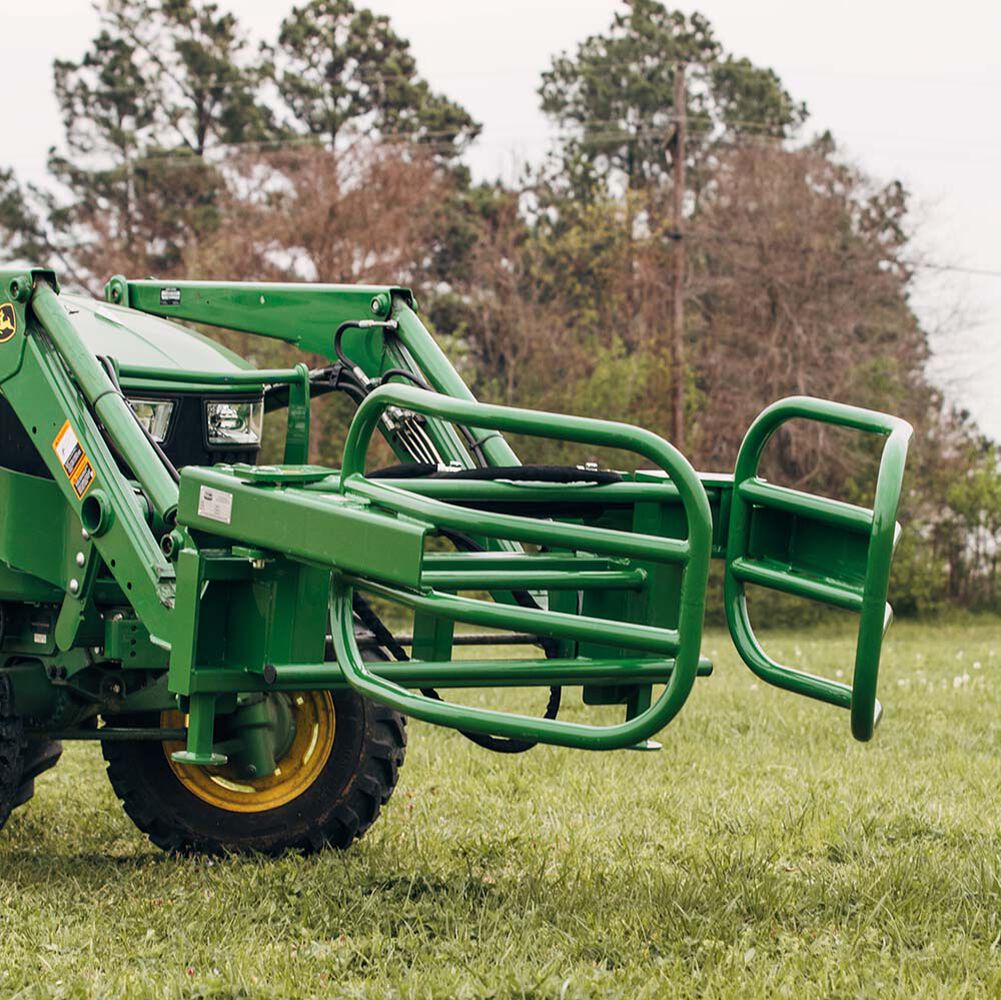 Round Hay Bale Gripper Fits John Deere Tractors