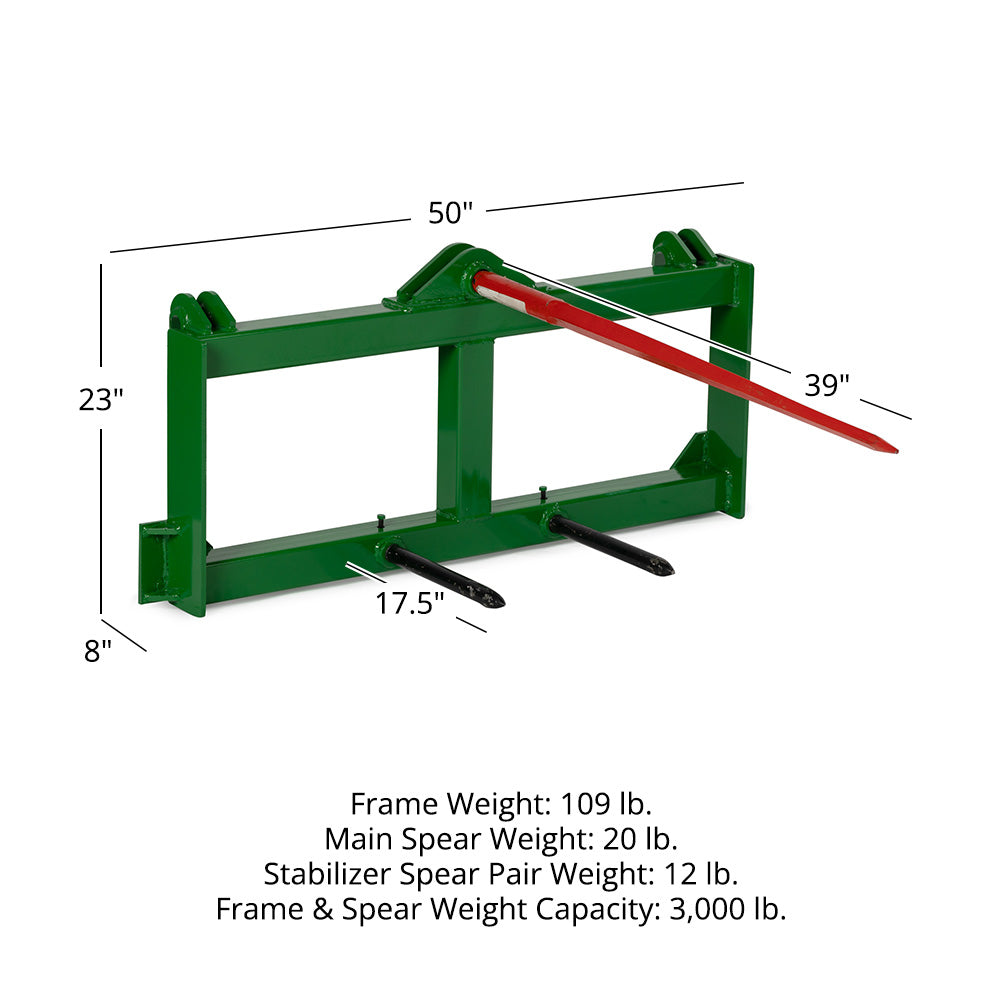 Hay Frame Attachment Fits John Deere Tractors