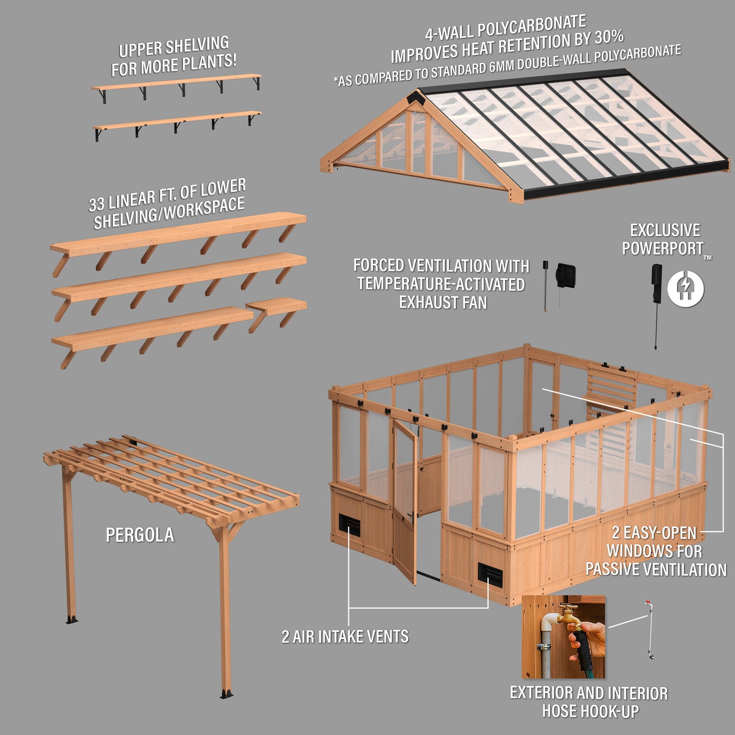 13x11 Bellerose XL Greenhouse