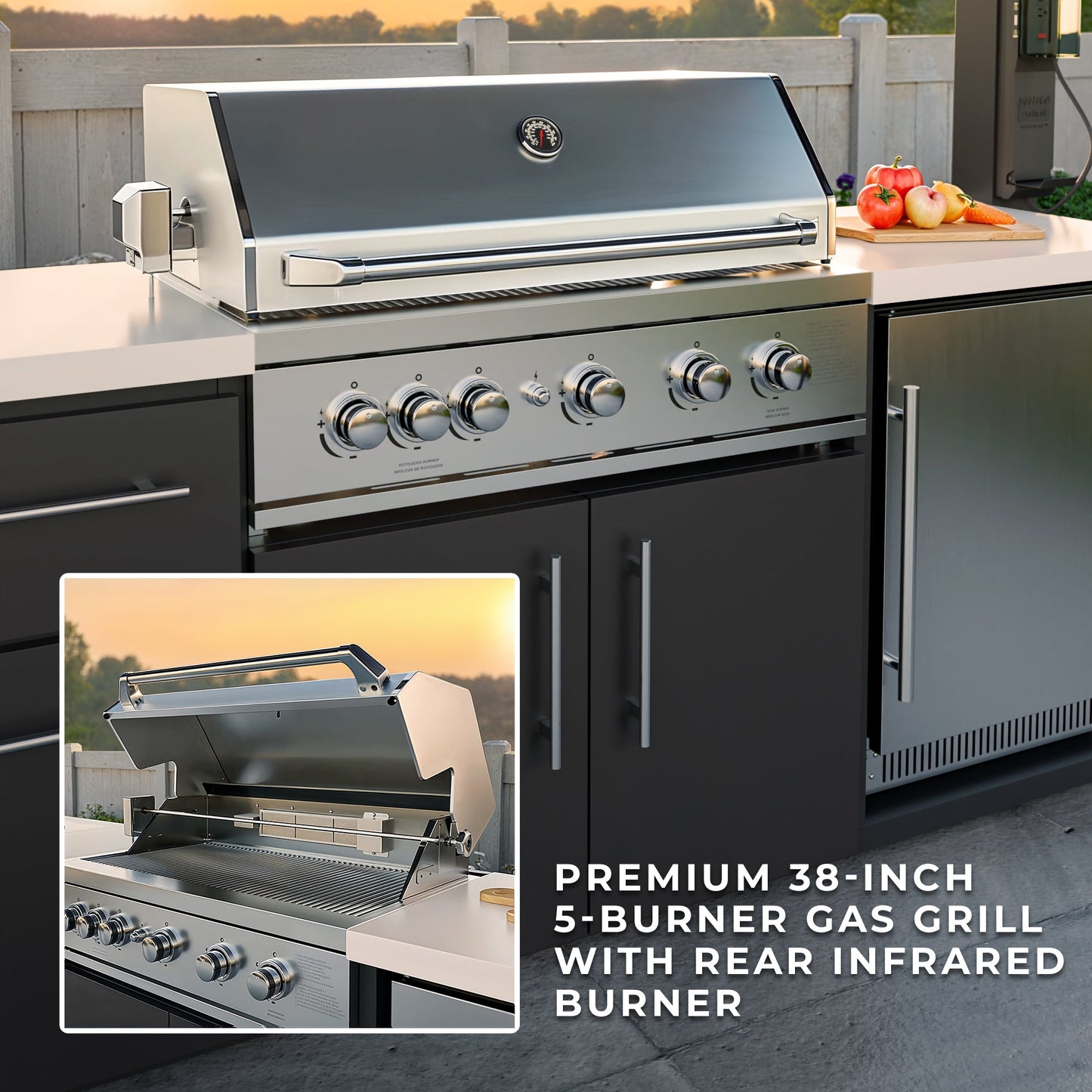 Lancaster Linear Outdoor Kitchen