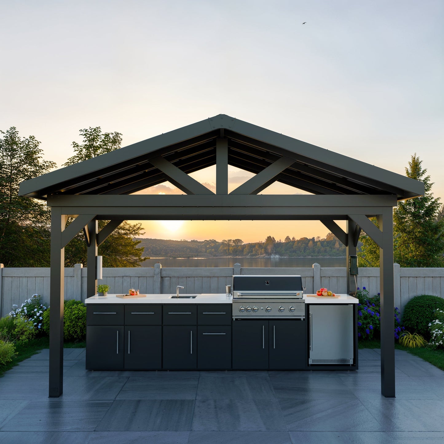 Lancaster Linear Outdoor Kitchen