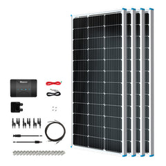 Renogy Energy 400W 12V Solar RV Kit SKU: RKIT400RT-D50D4
