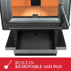Ashley Hearth 2,500 Sq. Ft. Pedestal Wood Stove AW2520E-P