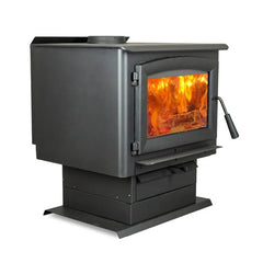 Ashley Hearth 2,500 Sq. Ft. Pedestal Wood Stove AW2520E-P