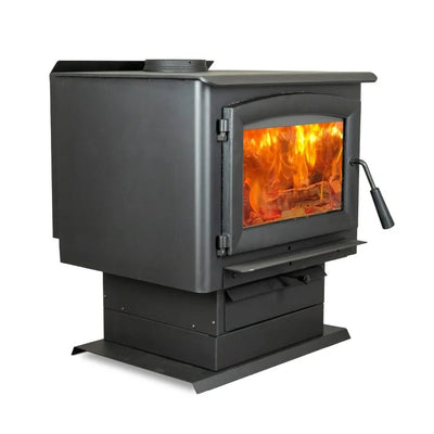 Ashley Hearth 2,500 Sq. Ft. Pedestal Wood Stove AW2520E-P