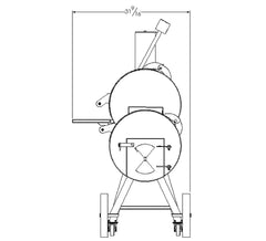 Old Country BBQ Pits Brazos DLX BBQ Smoker ID # 3099713 Model # OC20X60L