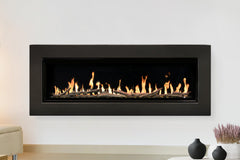 Modern Flames Orion Slim 64" Industrial Modern Wall Mount Mantel in Premium Iron Finish