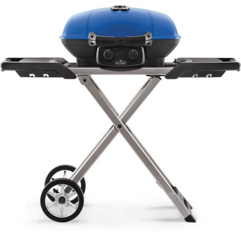 Napoleon TQ285X-BL-1 Portable Gas Grill With Scissor Cart - Blue