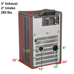 ComfortBilt HP22N-Black-SS Pellet Stove