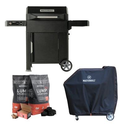 AutoIgnite™ Series 545 with Cover, Charcoal, and Firestarters Bundle