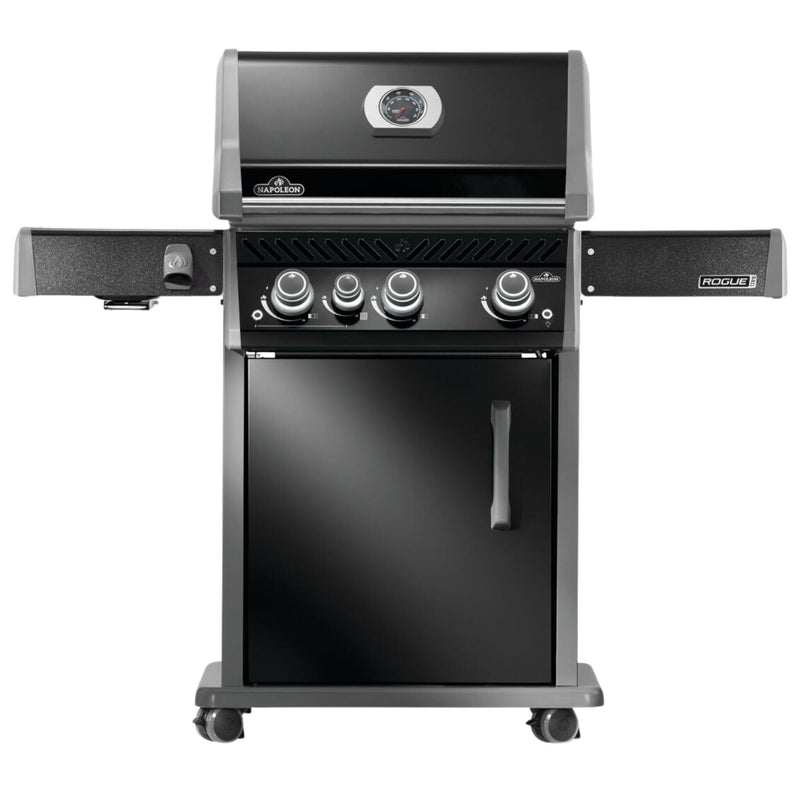 Napoleon Rogue® PRO 425 SIB Black Freestanding Gas Grill w/ Infrared Side Burner