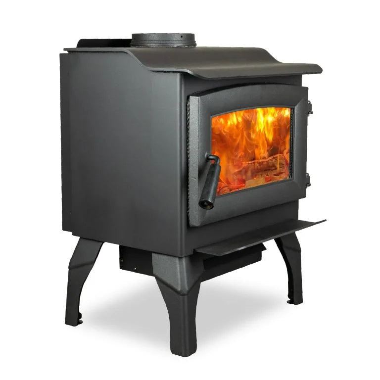 US Stove co 1,200 Sq. Ft. Wood Stove with Legs US1100E-L