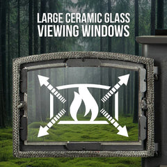 Vogelzang 1,200 Sq. Ft. Wood Stove VG1120-L