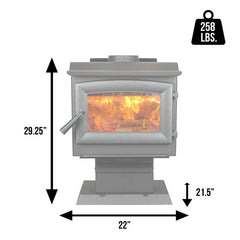 Vogelzang 1,200 Sq. Ft. Wood Stove VG1120-L