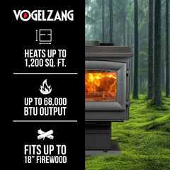 Vogelzang 1,200 Sq. Ft. Wood Stove VG1120-L