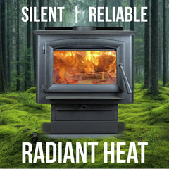 Vogelzang 2,000 Sq. Ft. Pedestal Wood Stove VG2020E-P