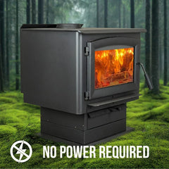 Vogelzang 2,500 Sq. Ft. Pedestal Wood Stove VG2520-P