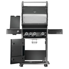 Napoleon Rogue® PRO 425 SIB Black Freestanding Gas Grill w/ Infrared Side Burner