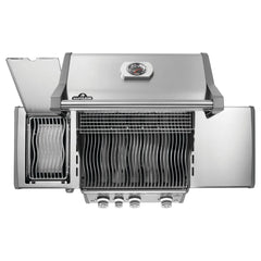 Napoleon Rogue® PRO 425 SIB Stainless Steel Freestanding Gas Grill w/ Infrared Side Burner