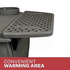 US Stove co Cast Iron Log Wood Stove Side Tables US1261DST