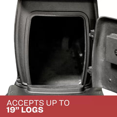 US Stove co 900 sq. ft. Cast Iron Log Wood Stove US1261E
