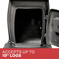 US Stove co 900 Sq. Ft. Cast Iron Log Wood Stove  US1269E
