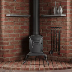 US Stove co 900 Sq. Ft. Cast Iron Log Wood Stove  US1269E