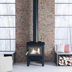 Vogelzang 1,200 Sq. Ft. Wood Stove with 100 CFM Blower VG1120-BL