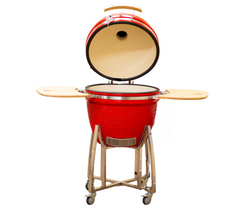 23" COALS  by Comfortbilt   Kamado Grill  Charcoal Ceramic Grill - Red CBKamado23R