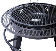 Old Couny BBQ Pits, 36” Fire Pit ID # 3130317 Model # FP-Round 36