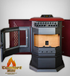 ComfortBilt HP22 Pellet Stove Burgundy