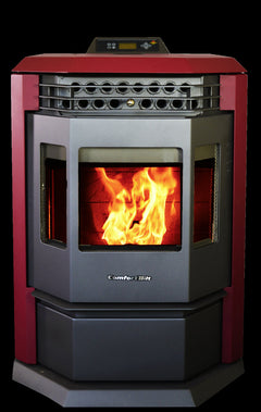 ComfortBilt HP22 Pellet Stove Burgundy