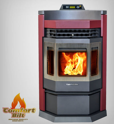 ComfortBilt HP22-N SS Pellet Stove Burgundy