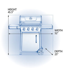 Napoleon Freestyle 425 Freestanding Gas Grill