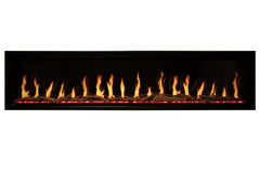 Modern Flames Orion Slim 64" Industrial Modern Wall Mount Mantel in Premium Iron Finish